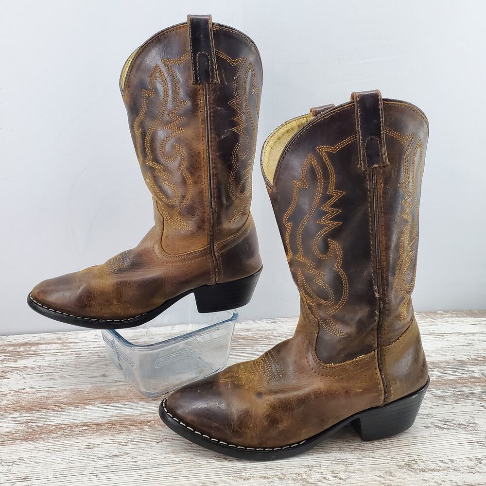 Sheplers Red Ranch 1734Y Western Cowboy Boots 3.5